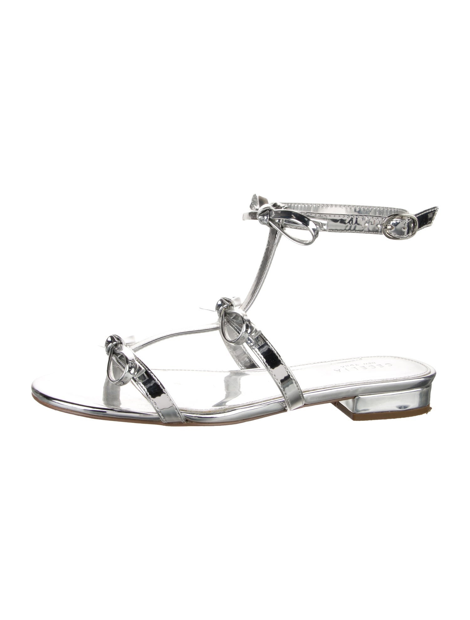 Cecelia Leather T-Strap Sandals