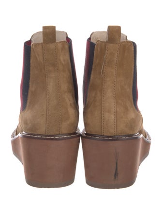 Cecelia Suede Striped Chelsea Boots