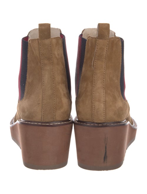 Cecelia Suede Striped Chelsea Boots