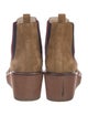 Cecelia Suede Striped Chelsea Boots