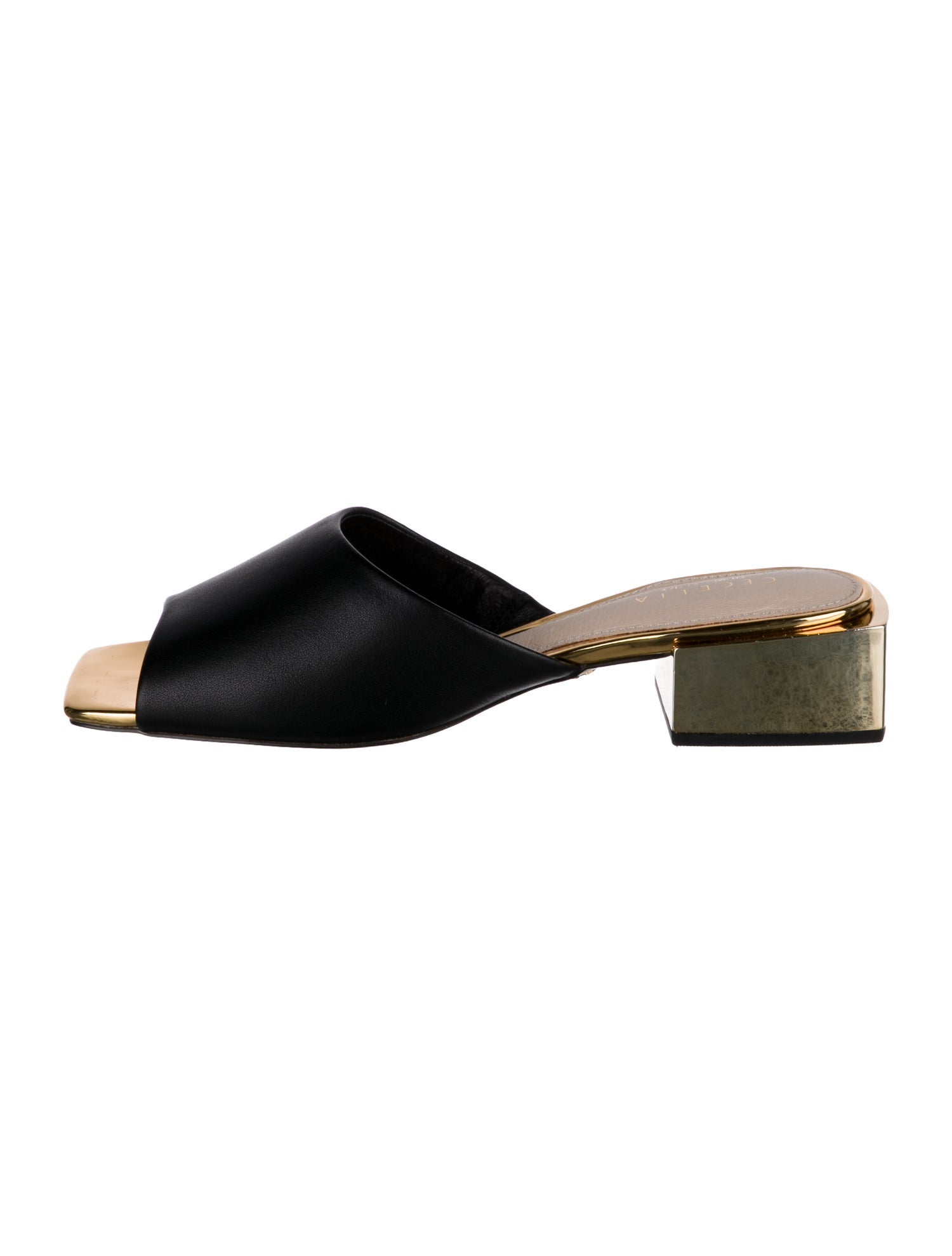 Cecelia Leather Slides