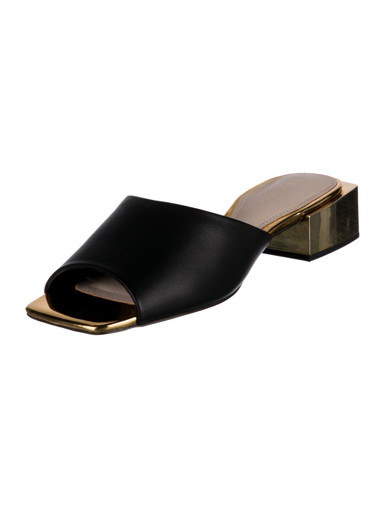 Cecelia Leather Slides