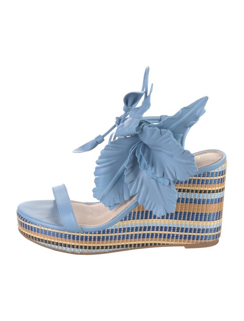 Cecelia Leather Printed Espadrilles