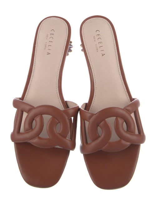 Cecelia Leather Slides