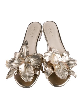 Cecelia Leather Slides