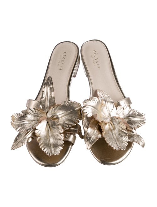 Cecelia Leather Slides