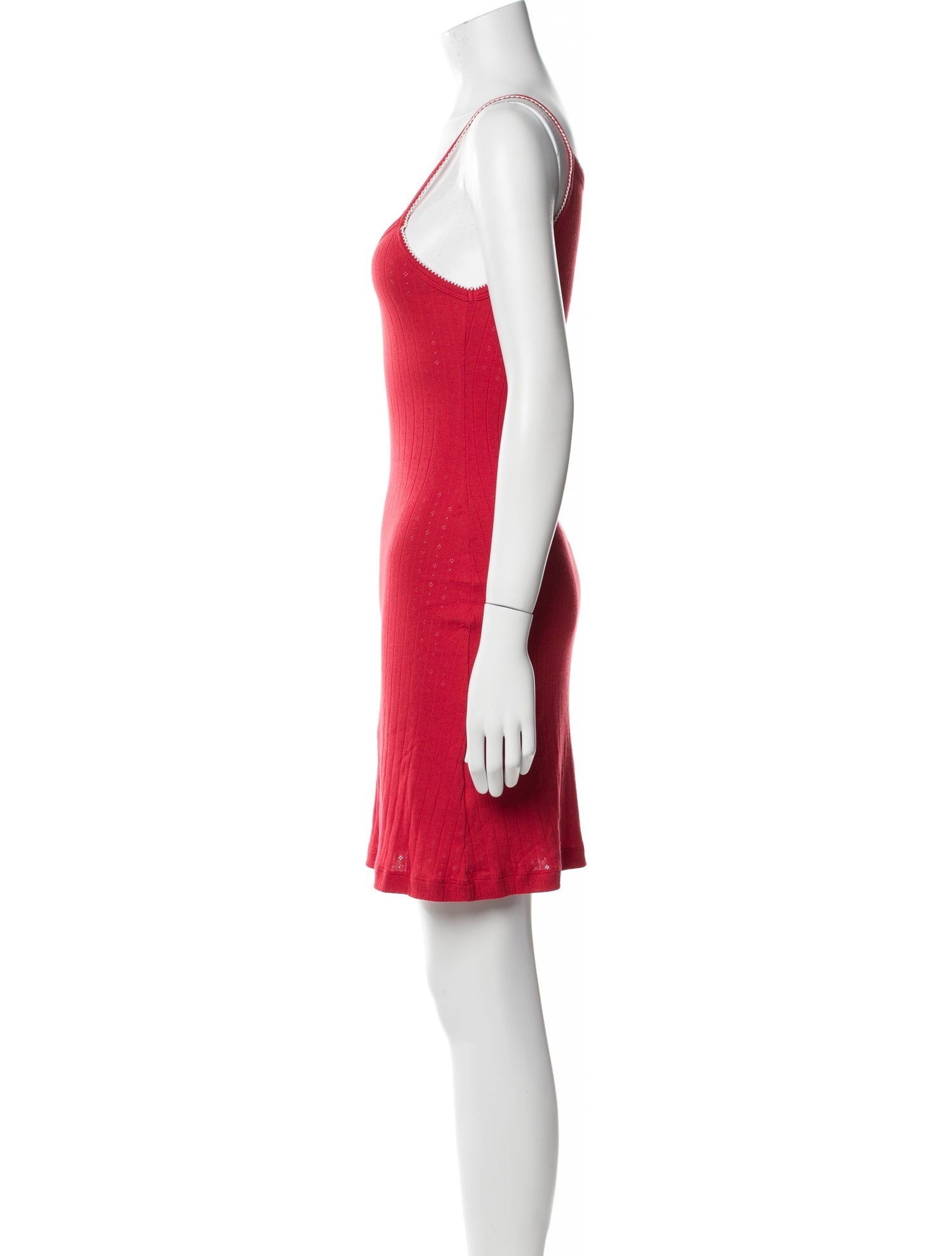 Caro Editions Scoop Neck Mini Dress