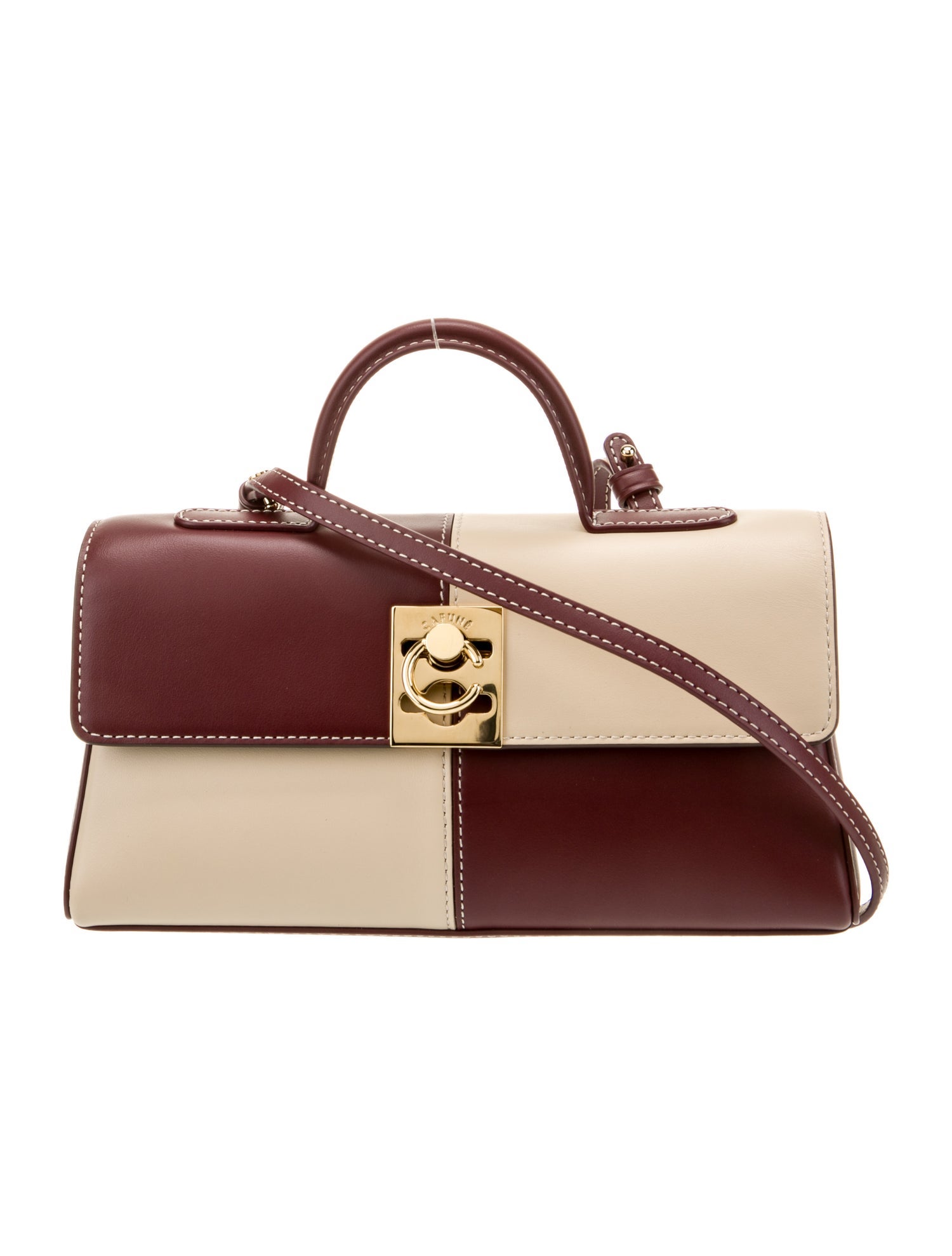 Cafuné Leather Top Handle Bag w/ Tags