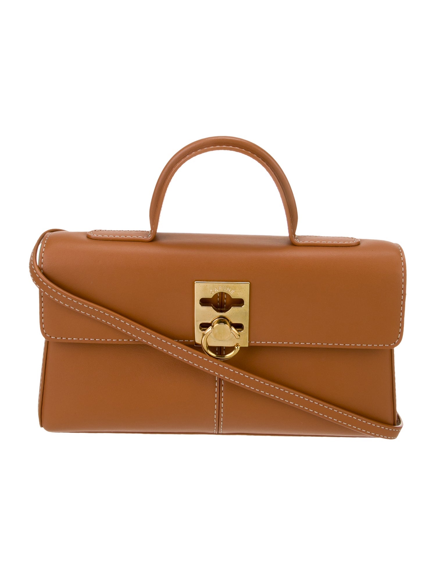 Cafuné Leather Top Handle Bag