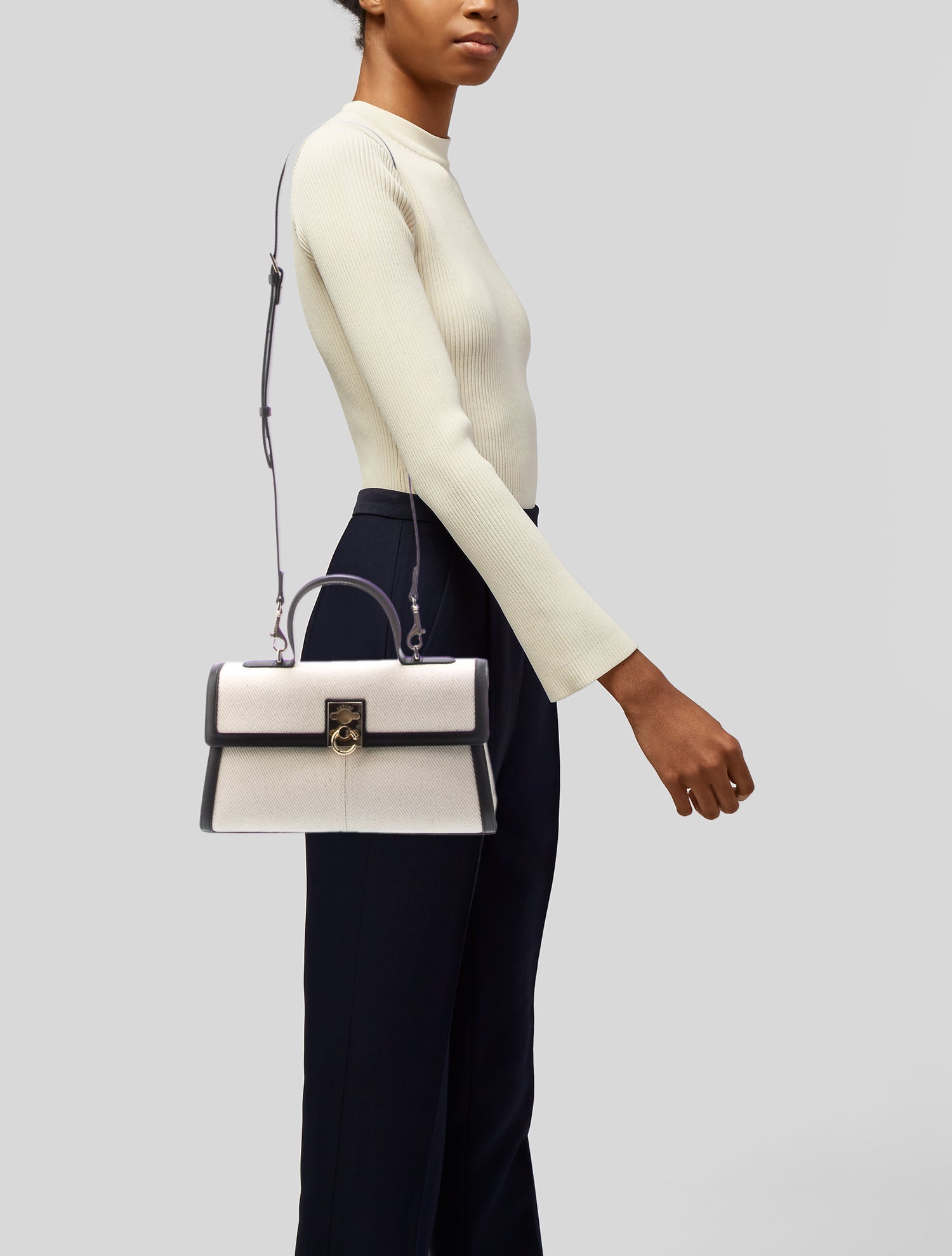 Cafuné Canvas Top Handle Bag