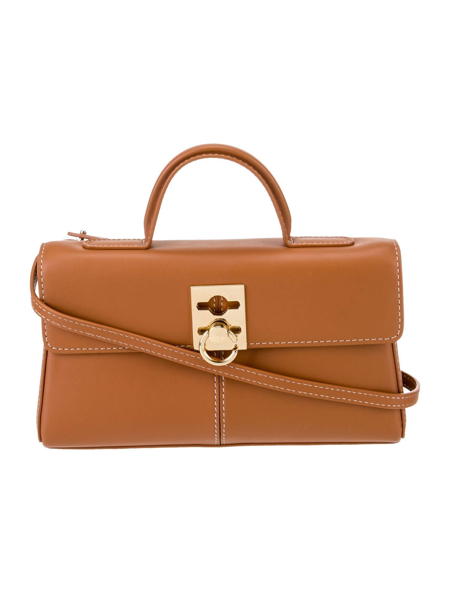 Cafuné Leather Top Handle Bag