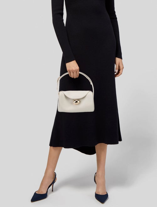 Cafuné Leather Top Handle Bag