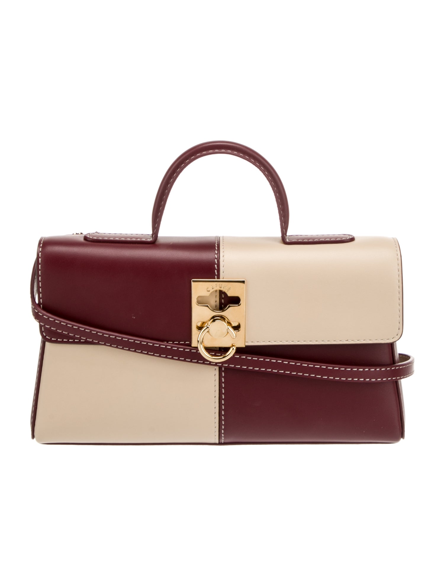 Cafuné Leather Top Handle Bag