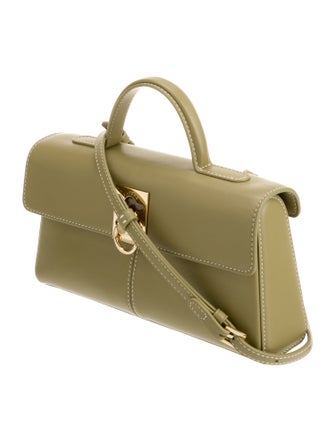 Cafuné Leather Top Handle Bag