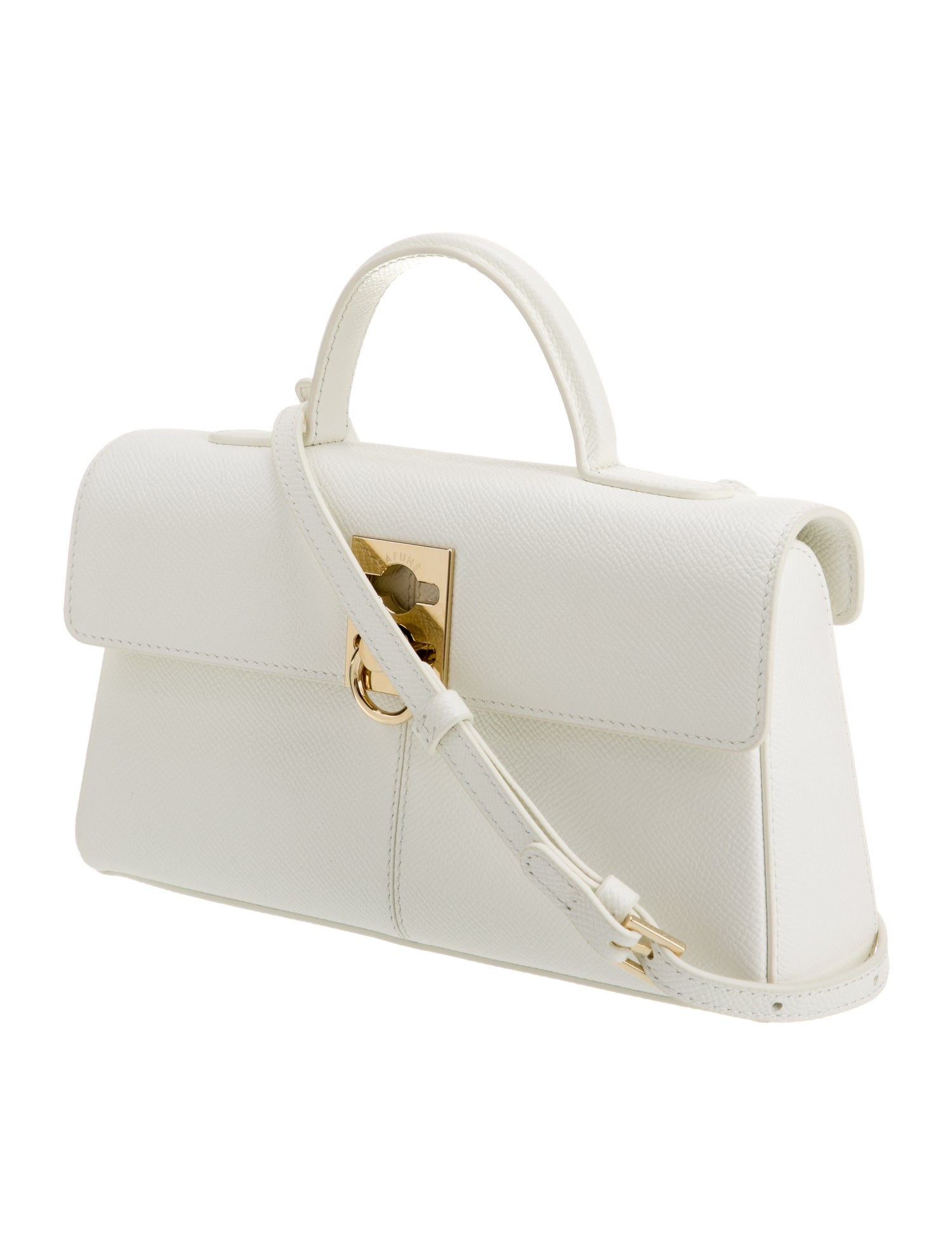 Cafuné Leather Top Handle Bag