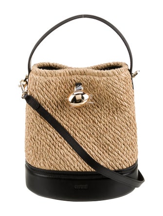 Cafuné Raffia Bucket Bag