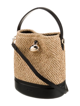 Cafuné Raffia Bucket Bag