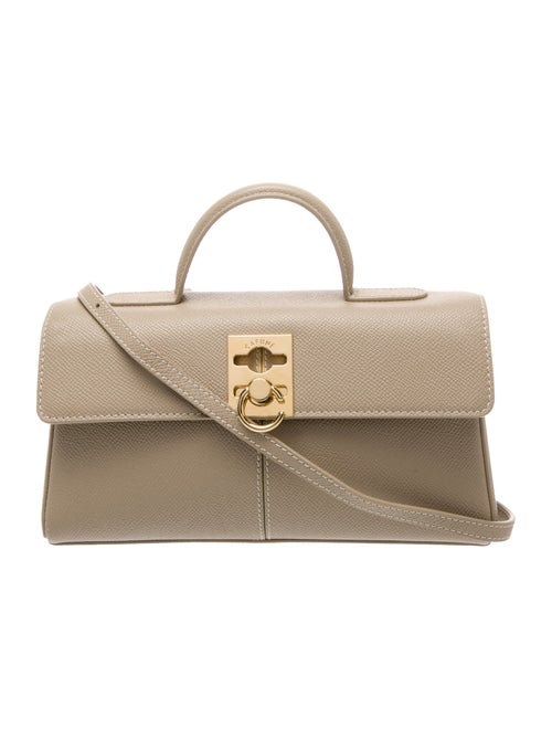 Cafuné Leather Top Handle Bag