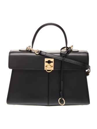 Cafuné Leather Top Handle Bag