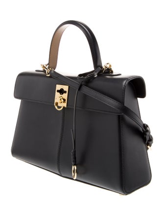 Cafuné Leather Top Handle Bag