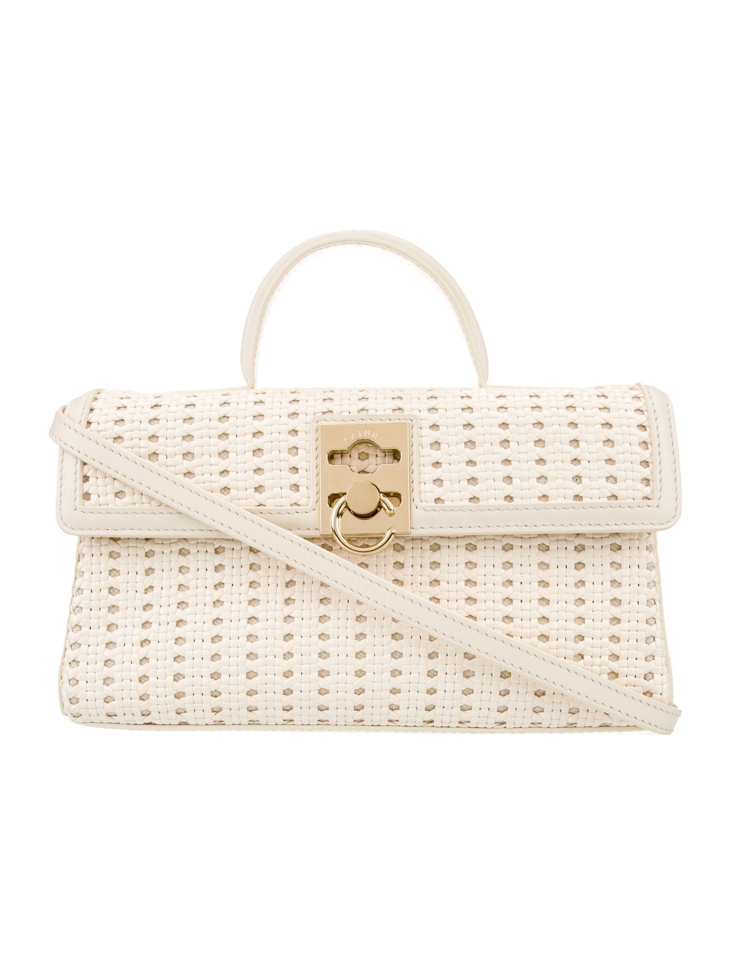 Cafuné Leather Top Handle Bag