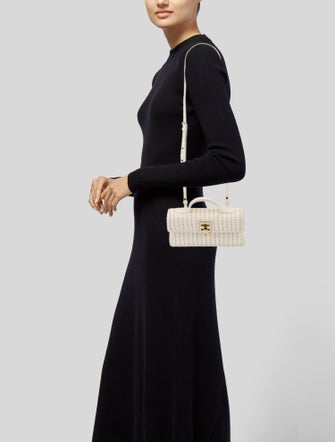 Cafuné Leather Top Handle Bag