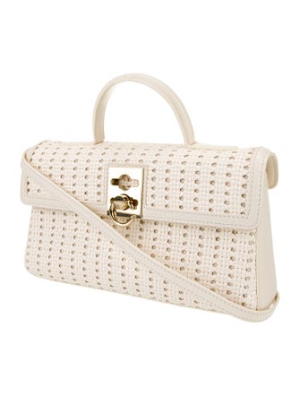 Cafuné Leather Top Handle Bag