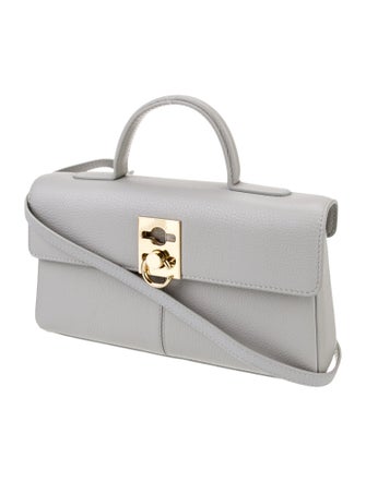 Cafuné Leather Top Handle Bag