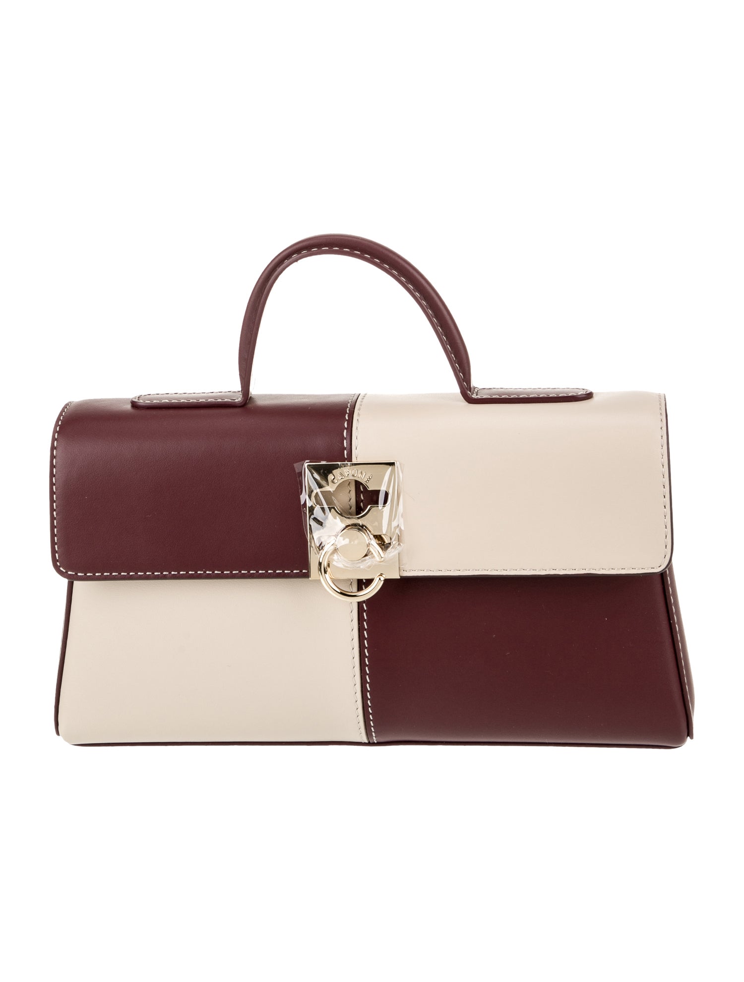 Cafuné Leather Top Handle Bag