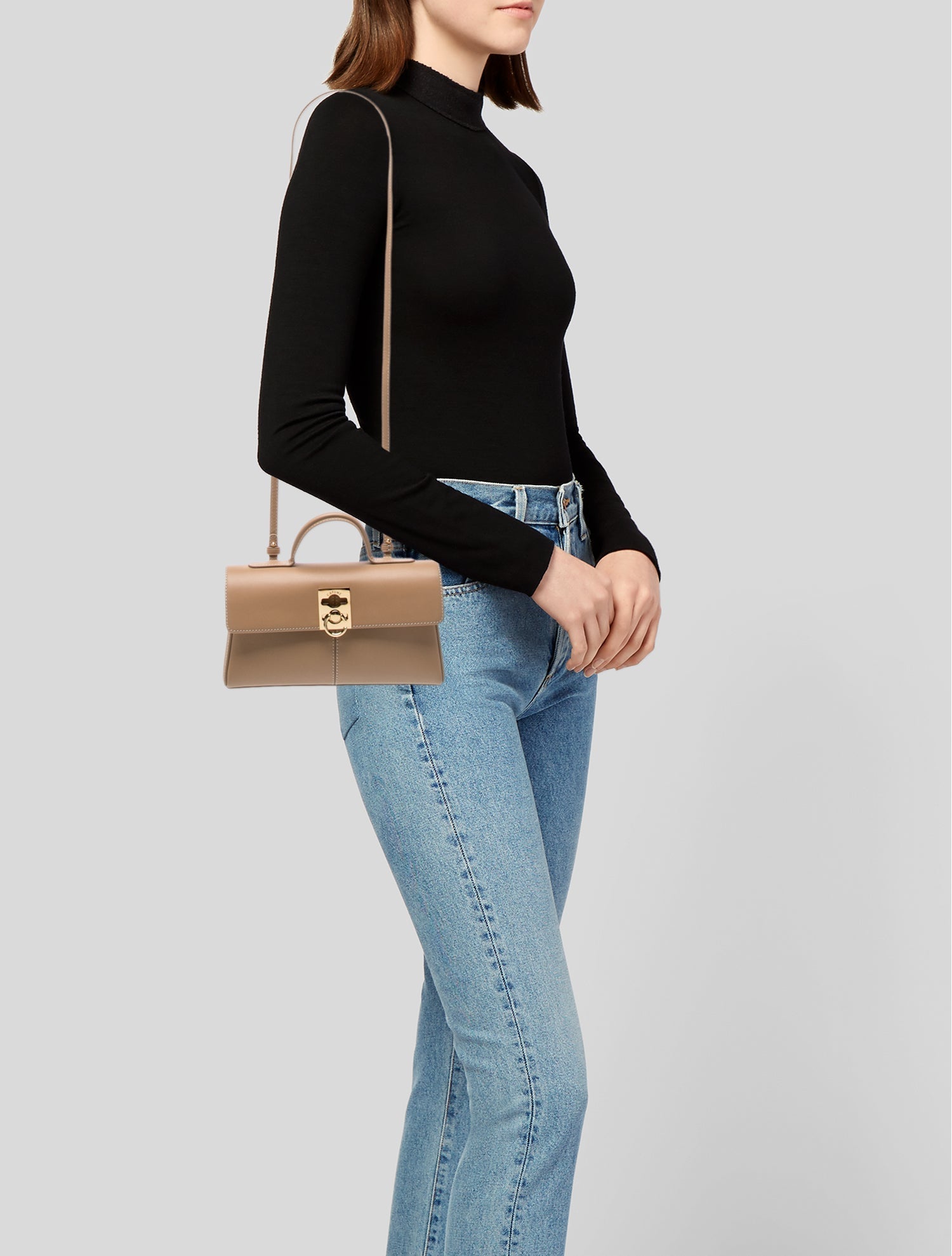Versace Madonna Boston Bag - Gold Handle Bags, Handbags - VES01371
