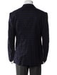Casely-Hayford Wool Plaid Print Blazer