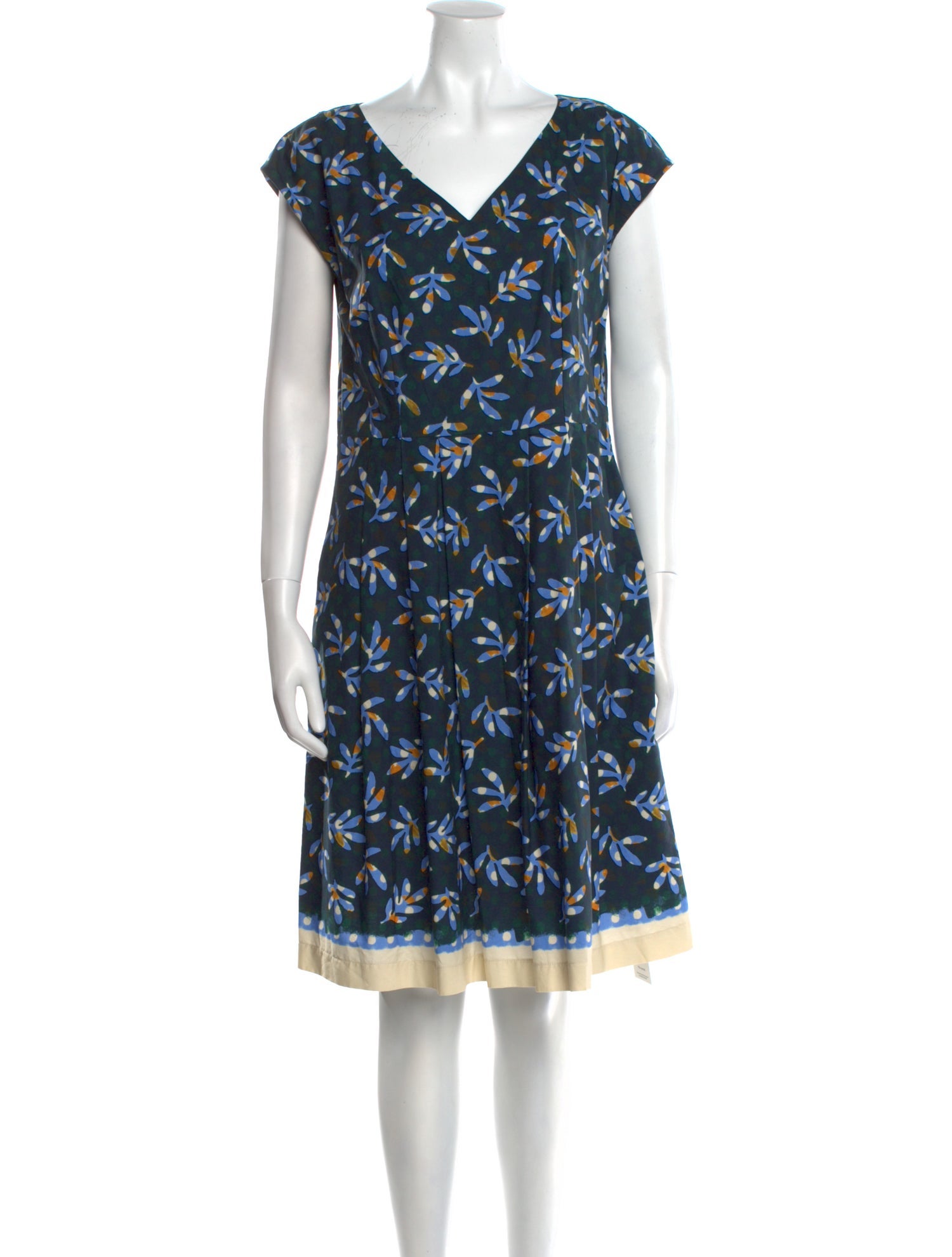 Catherine Andre Printed Knee-Length Dress