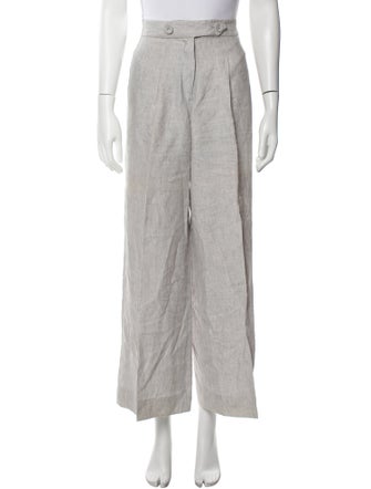 Catherine Andre Linen Wide Leg Pants