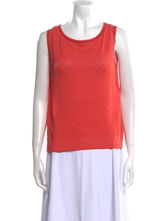 Catherine Andre Scoop Neck Sleeveless Top