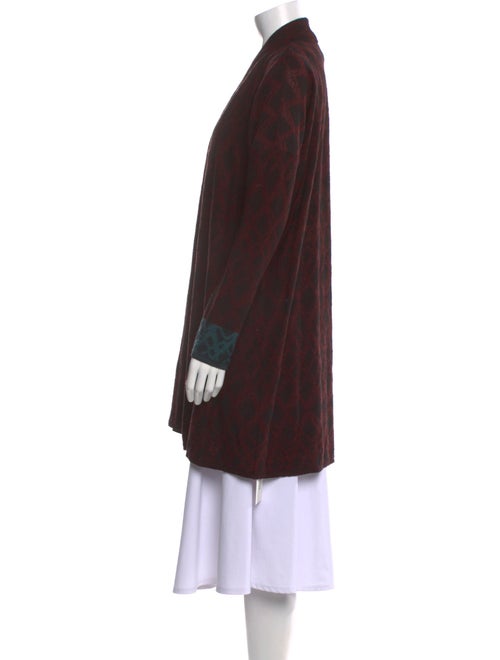 Catherine Andre Merino Wool Plaid Print Sweater