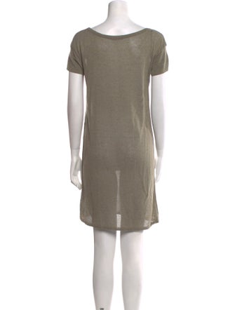 Catherine Andre Bateau Neckline Mini Dress