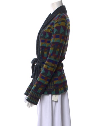 Catherine Andre Virgin Wool Printed Sweater