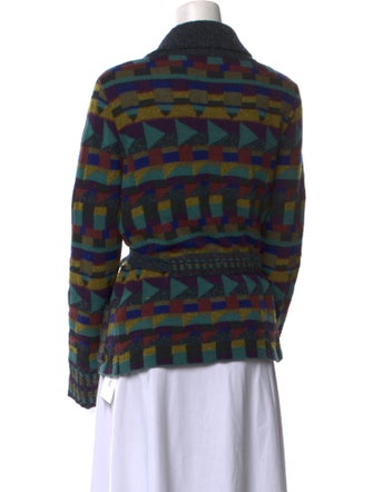 Catherine Andre Virgin Wool Printed Sweater