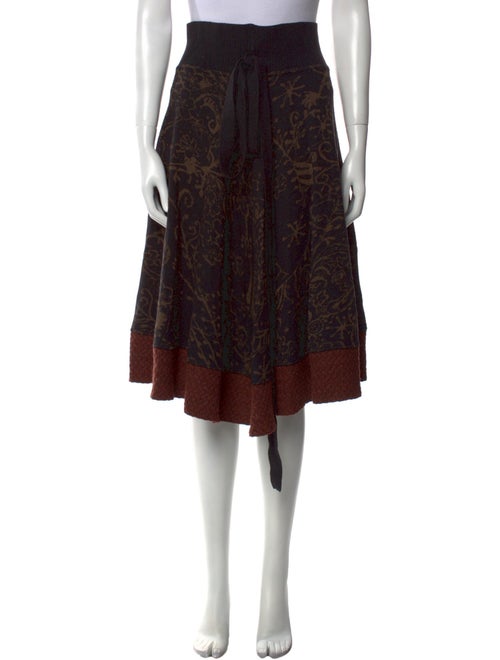 Catherine Andre Wool Knee-Length Skirt