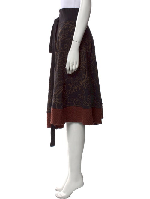 Catherine Andre Wool Knee-Length Skirt