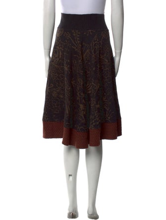 Catherine Andre Wool Knee-Length Skirt