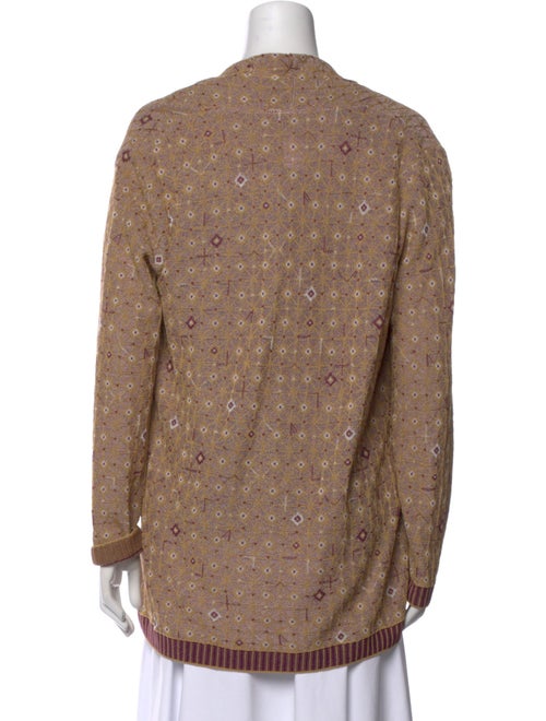 Catherine Andre Printed Open Front Sweater