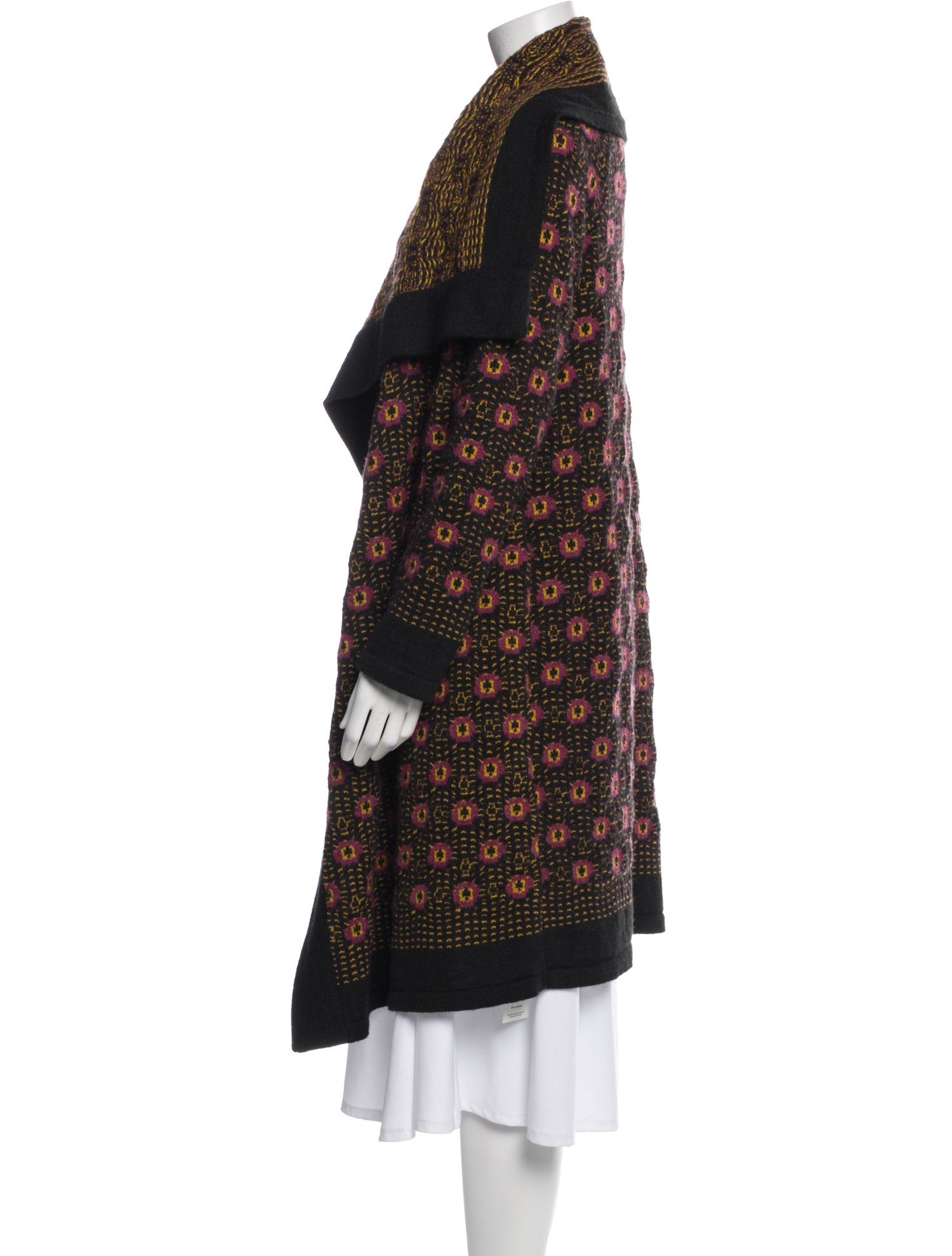 Catherine Andre Alpaca Printed Coat