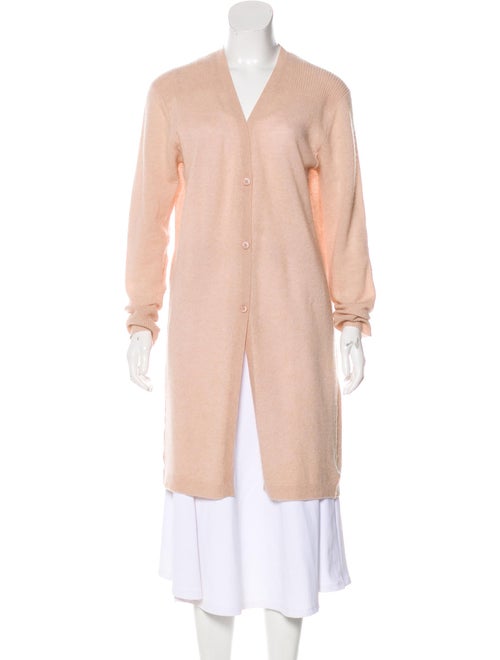 360 Cashmere Long Cashmere Cardigan Pink