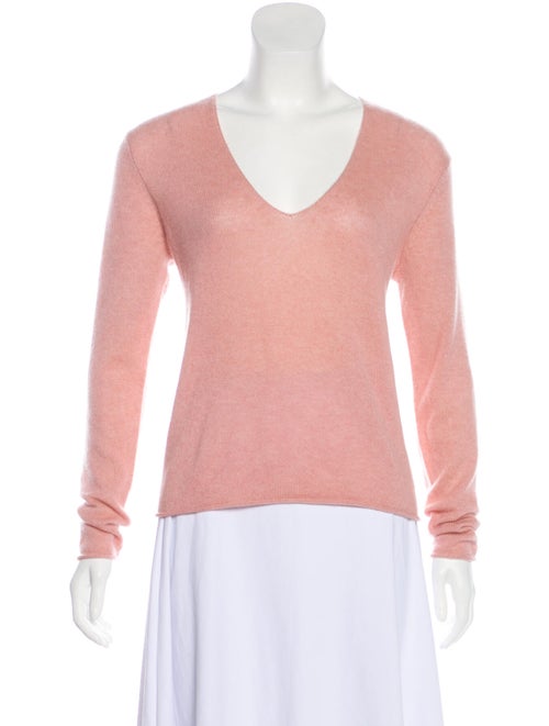 360 Cashmere Cashmere V-Neck Sweater Pink