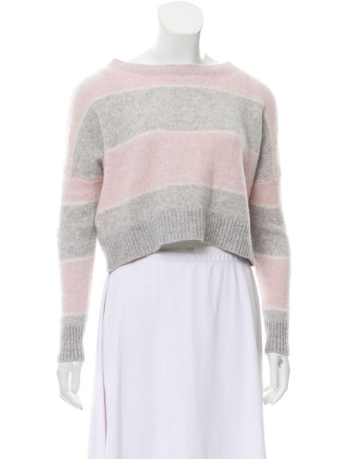 360 Cashmere Cashmere Striped Sweater Pink