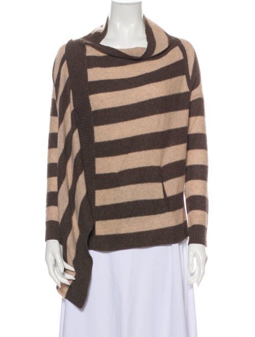 360 Cashmere Cashmere Striped Sweater Brown