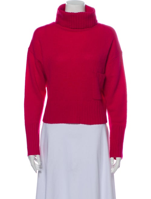 360 Cashmere Cashmere Turtleneck Sweater Pink