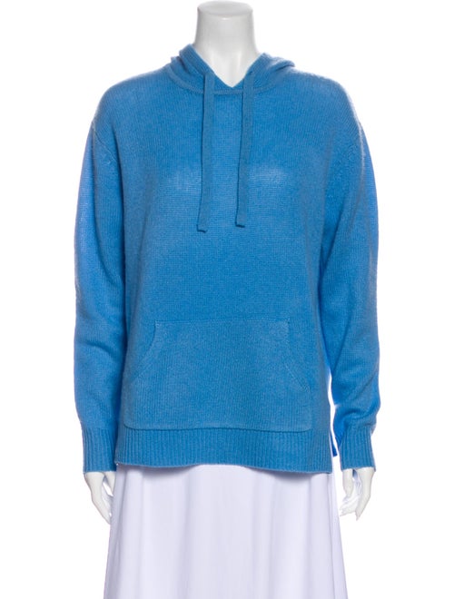 360 Cashmere Cashmere Crew Neck Sweater Blue