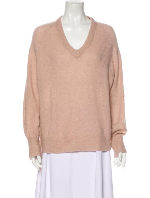 360 Cashmere Cashmere V-Neck Sweater Pink
